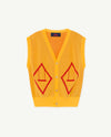 The Animals Observatory SS20 Bat Kids Vest (Gary Purple / Orange Yellow) - TA-DA!