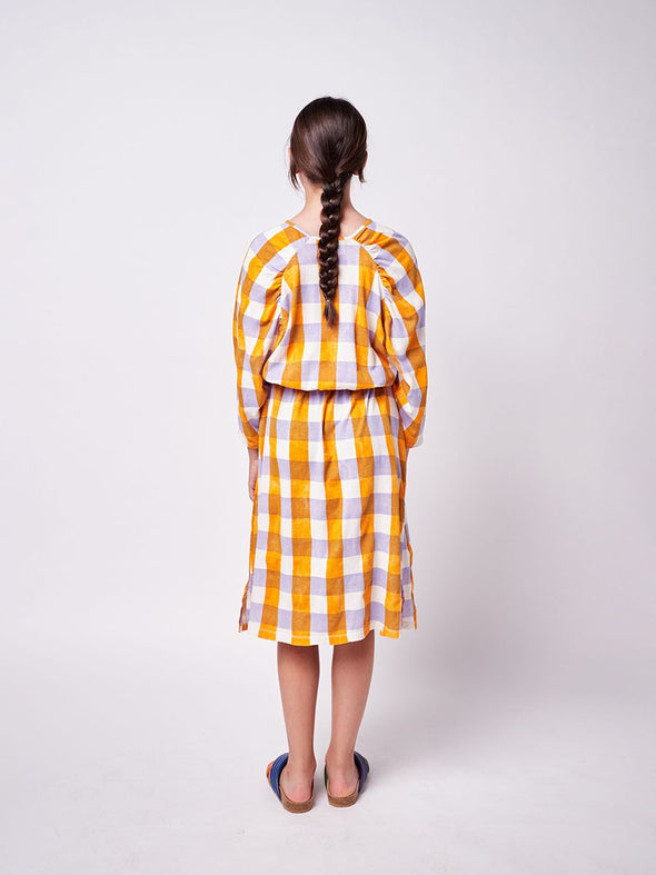 Checkered Long Sleeve Dress (SS22 - New Arrivals)