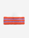 Red And Lilac Striped Towel Headband (SS22 - New Arrivals)