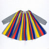 Ami Amie - Multi Colour Striped Long Sleeve Dress (Multi Colours)
