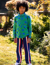 Mini Rodini SS20 Stripe Sweatshirt / SweatPants (Blue / Green) - TA-DA!