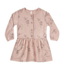 Button Up Dress ( Mushroom / Rose )