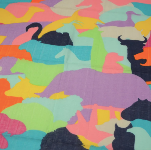 Multi Color Animal Blanket
