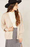 Baby Sweater Coat (Goldenrod / Oat)