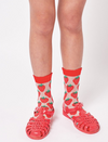 Strawberry Transparent Short Socks (SS22 - New Arrivals)