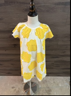 Nadadelazos -  Yellow Flower Dress