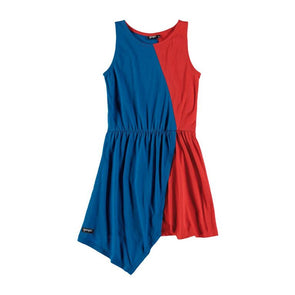 yporqué Bicolor Dress (High blue + Red) - TA-DA!