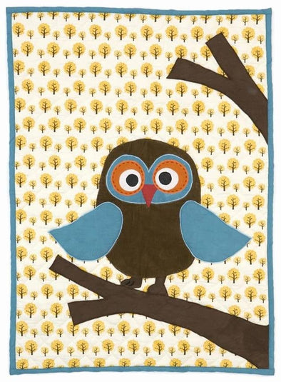 Owl Quilted Blanket