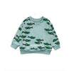 One Day Parade - Sweater - Blue Fish AOP (Blue)