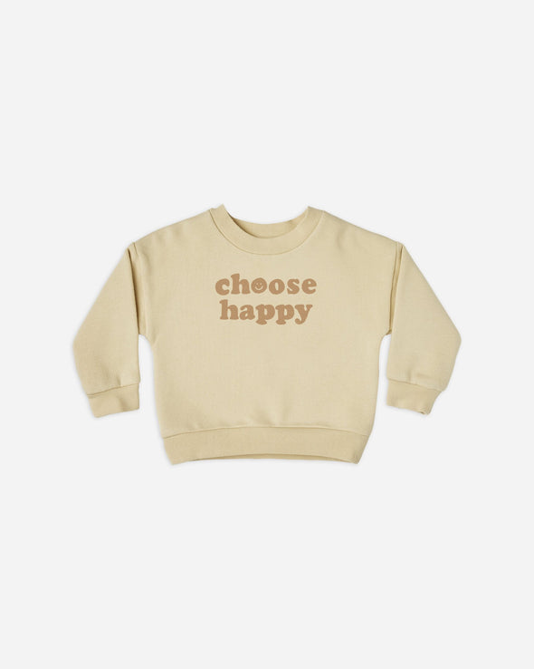 Rylee + Cru - Choose Happy Crewneck Sweatshirt & Pant (6-12 Months)