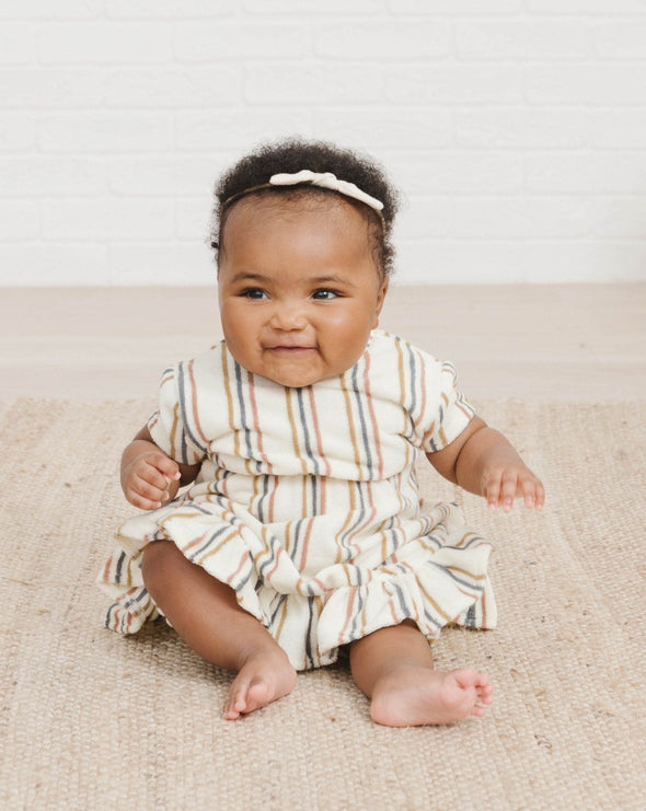 Quincy Mae - Terry Dress with Bloomer Set (Multi Colors 3-6mths)