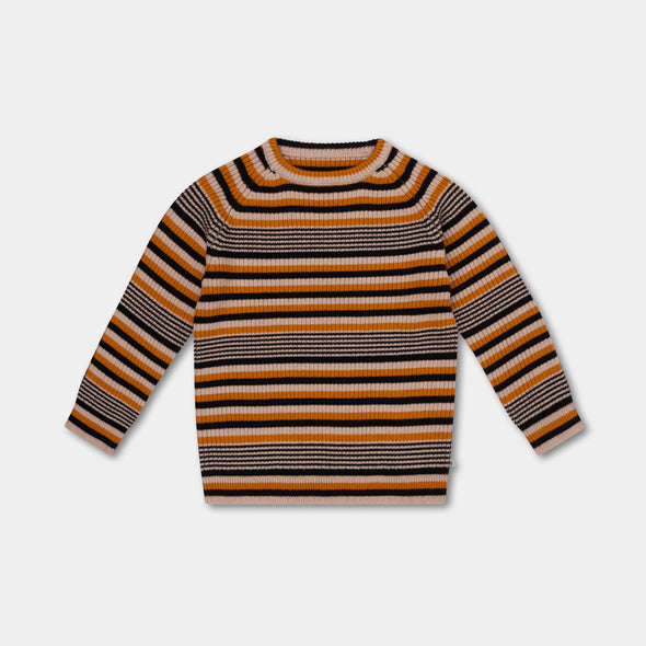 Repose AMS Knitted raglan sweater (Retro Stripe) - TA-DA!