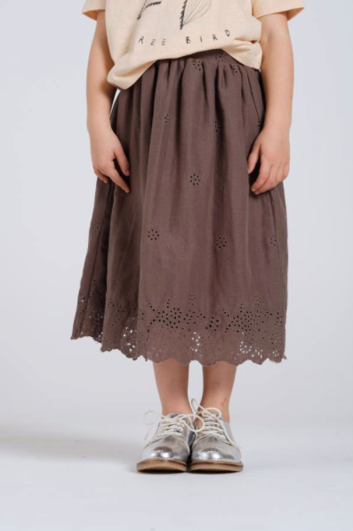 Rylee + Cru Eyelet Woven Maxi Skirt (Family Matching Outfits) - TA-DA!