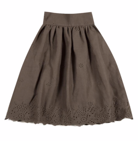 Rylee + Cru Eyelet Woven Maxi Skirt (Family Matching Outfits) - TA-DA!