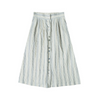 Rylee + Cru Button Midi Skirt Stripe - TA-DA!