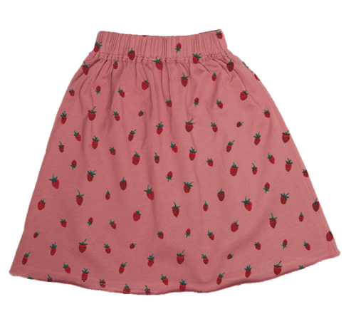 Oeuf - Jersey Skirt Strawberry