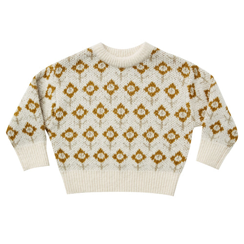 Rylee + Cru - Vintage Floral Knit Sweater & Bloomer  (6-12Months)
