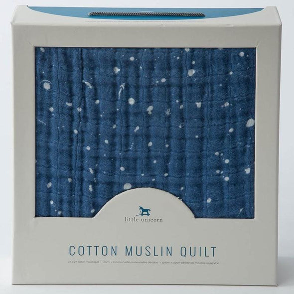 Little Unicorn Cotton Muslin Quilt (Star Sailing) - TA-DA!